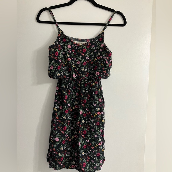 H&M Black and Pink Spaghetti Strap Mini Sundress - Picture 4 of 5